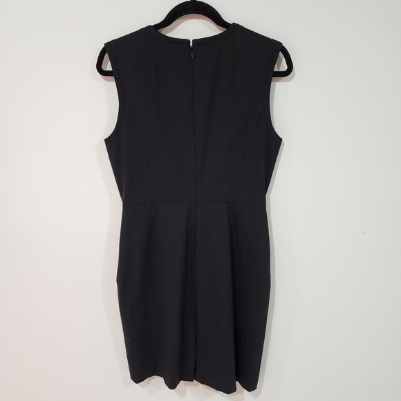 J. Crew black sheath dress lbd, size 8 - Picture 2 of 4
